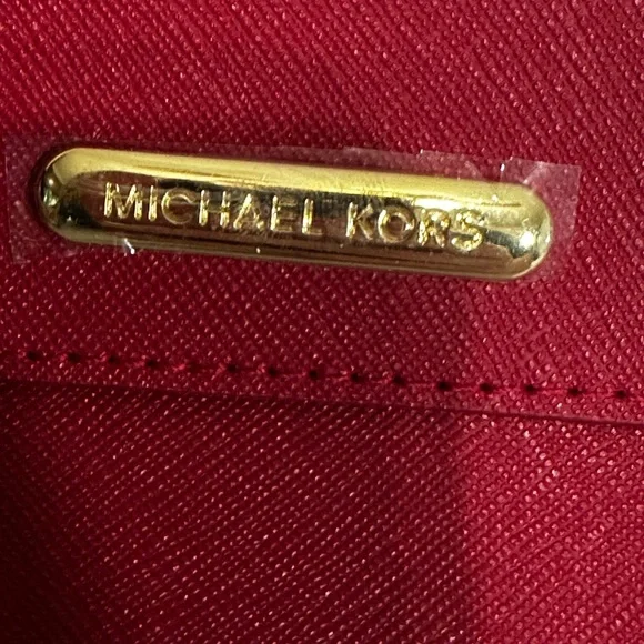 Michael Kors Red Clutch - Picture 3 of 8